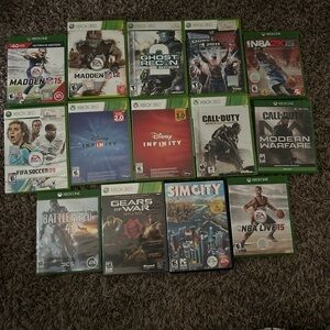 Xbox 360 and Xbox One Video Game Bundle + Sims City